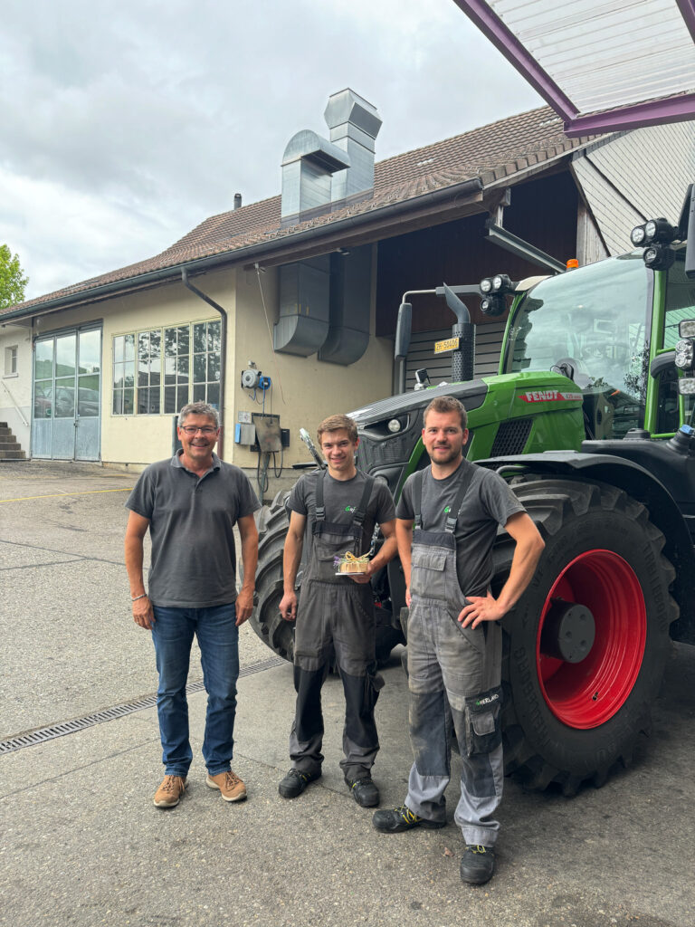 Gian Staubli bestandene QV bei Gujer Landmaschinen AG