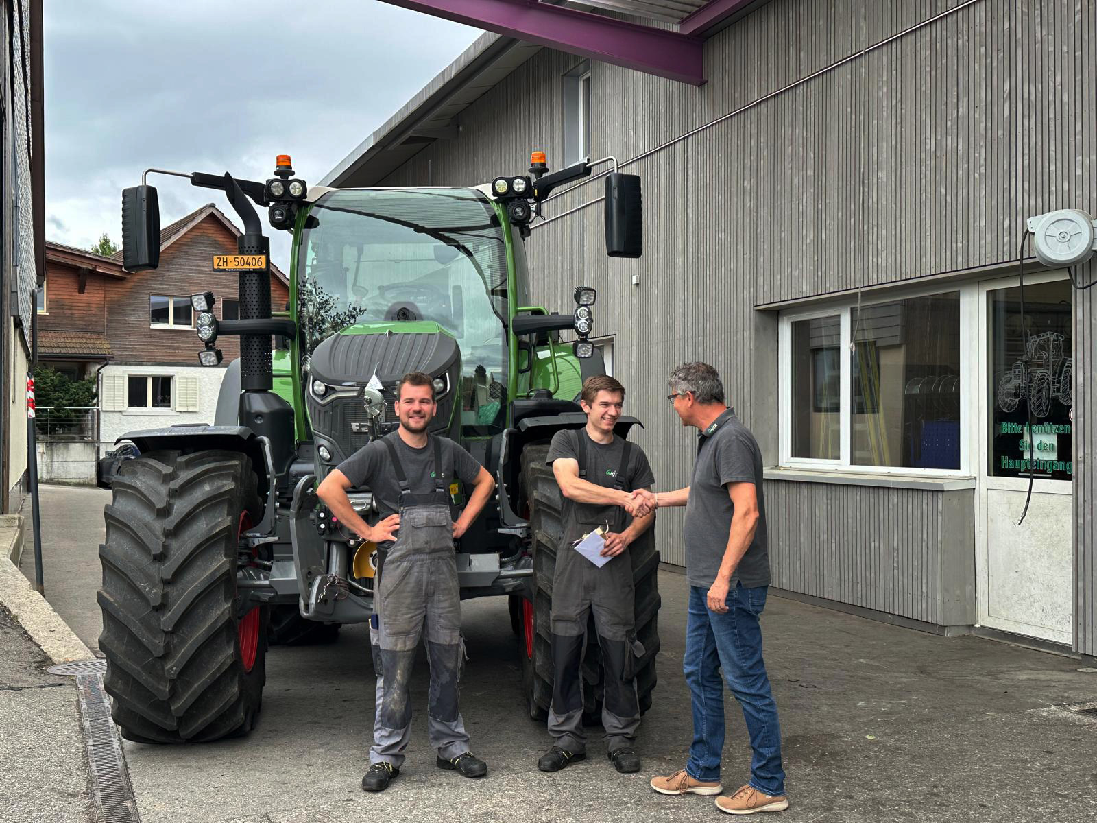 Gian Staubli bestandene QV bei Gujer Landmaschinen AG