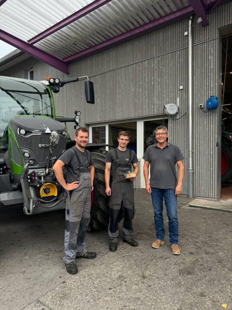 Gian Staubli bestandene QV bei Gujer Landmaschinen AG