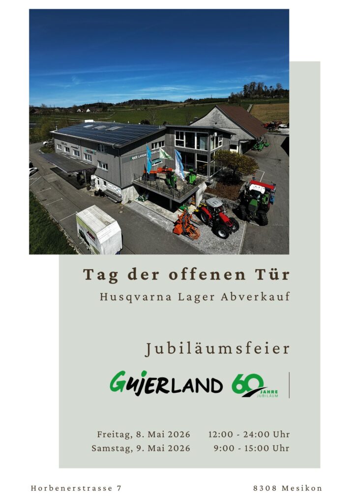 Jubiläumsfeier Gujer Landmaschinen AG 60 Jahre